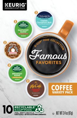 Famous Favorites Variety Pack, 10ct